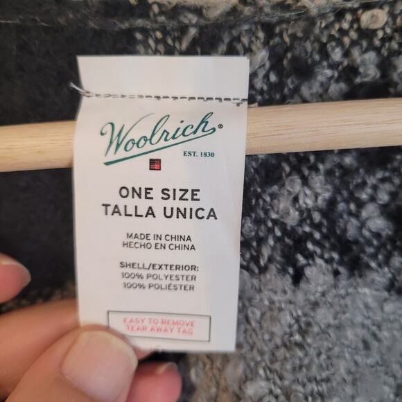 Woolrich Open Front‎ Shawl Poncho Wrap Cardigan Womens S Sweater Western Fall - Picture 4 of 7